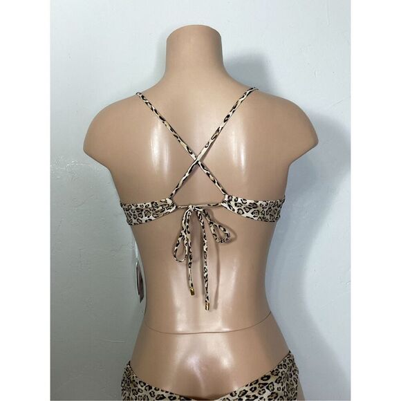 New. Pilyq/PQ Swim Leopard Underwire Bikini. Small. Retails $164 - Picture 11 of 14